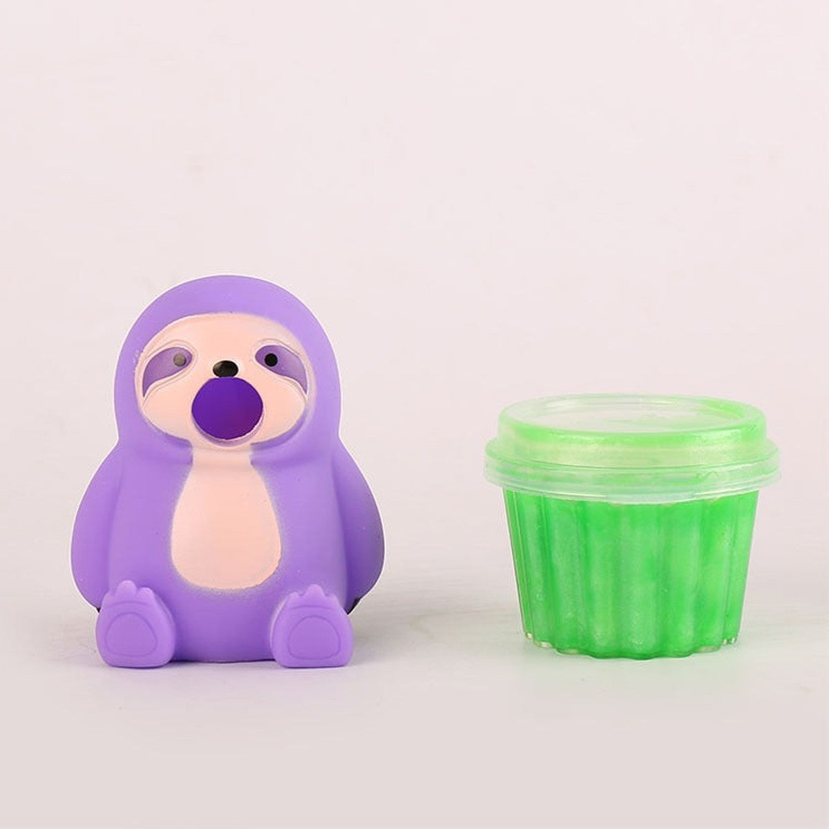 Vomiting Egg Yolk Slime Fidget Squeeze Stress Relief Toy - Purple – novelty & toys