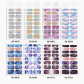 Nail Art Sticker Strips Colorful Collection Pack – Korean nail care (view 1)