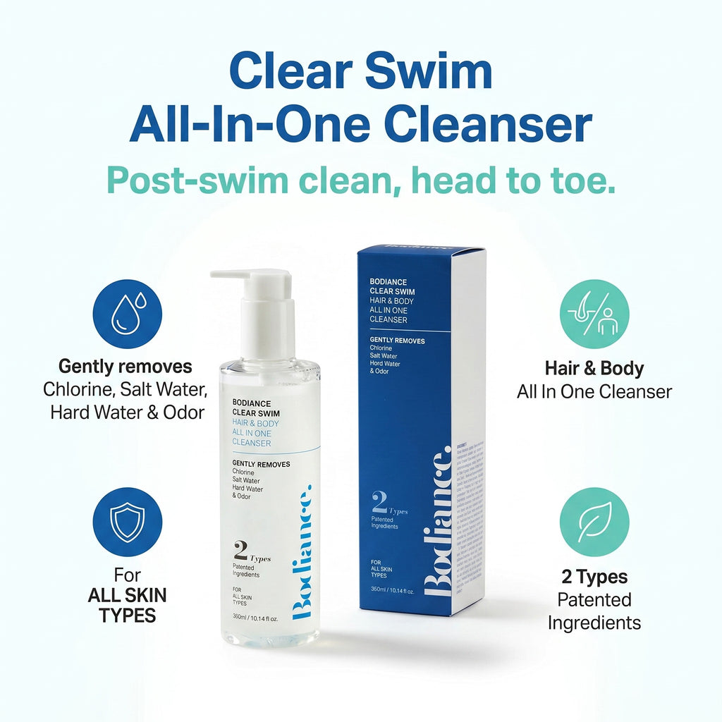 Clear Swim Hair & Body All-In-One Cleanser 300ml