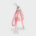 Bear Coil Cord Keychain Fob - Pink – novelty & toys (view 1)