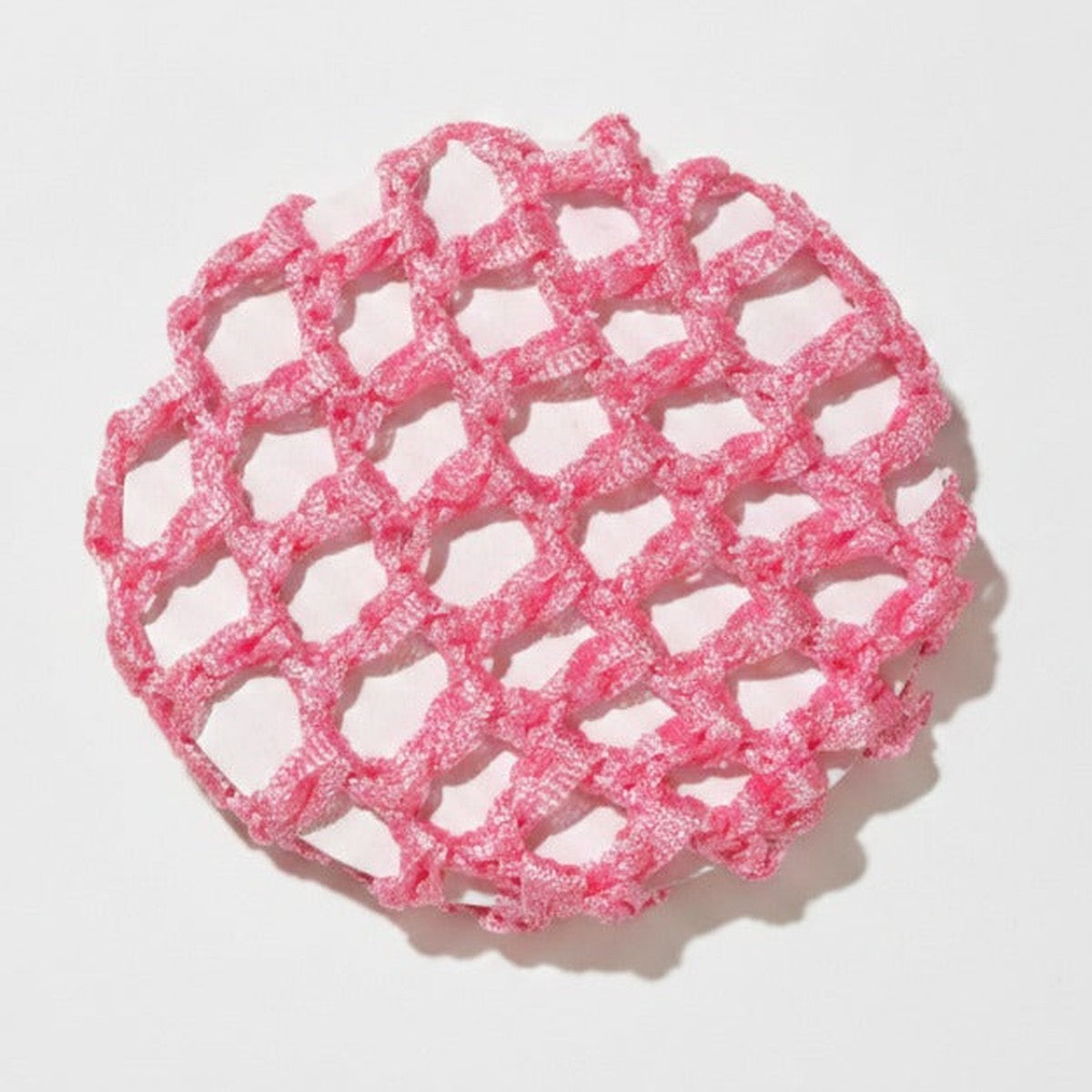 Crochet Mesh Hair Net - Light Pink