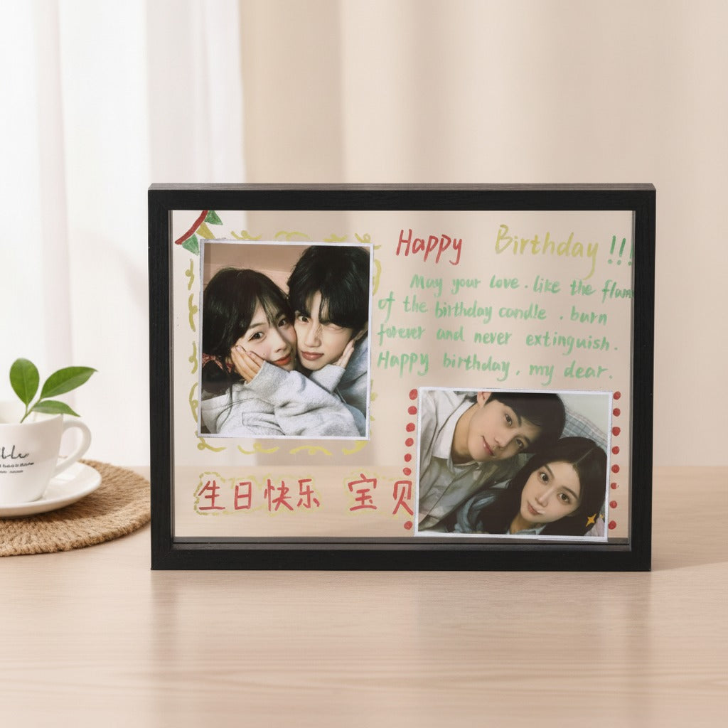 Vintage Photo Frame Wall Decor - White 2