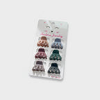 Mini Claw Clips Six-Pack Set Charcoal