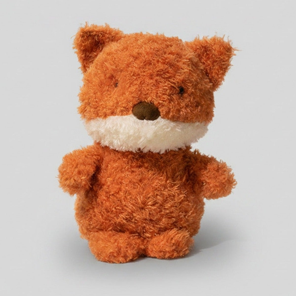Fluffy Orange Fox Plush Toy With White Chest – novelty & toys (view 1)