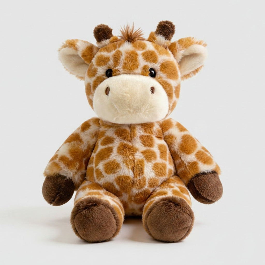 Adorable Giraffe Plush Toy With Brown Spots – novelty & toys (view 1)