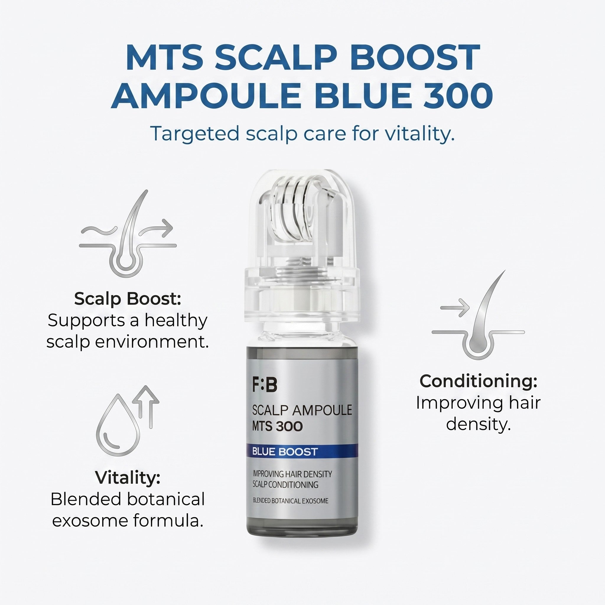 MTS SCALP BOOST AMPOULE BLUE 300
