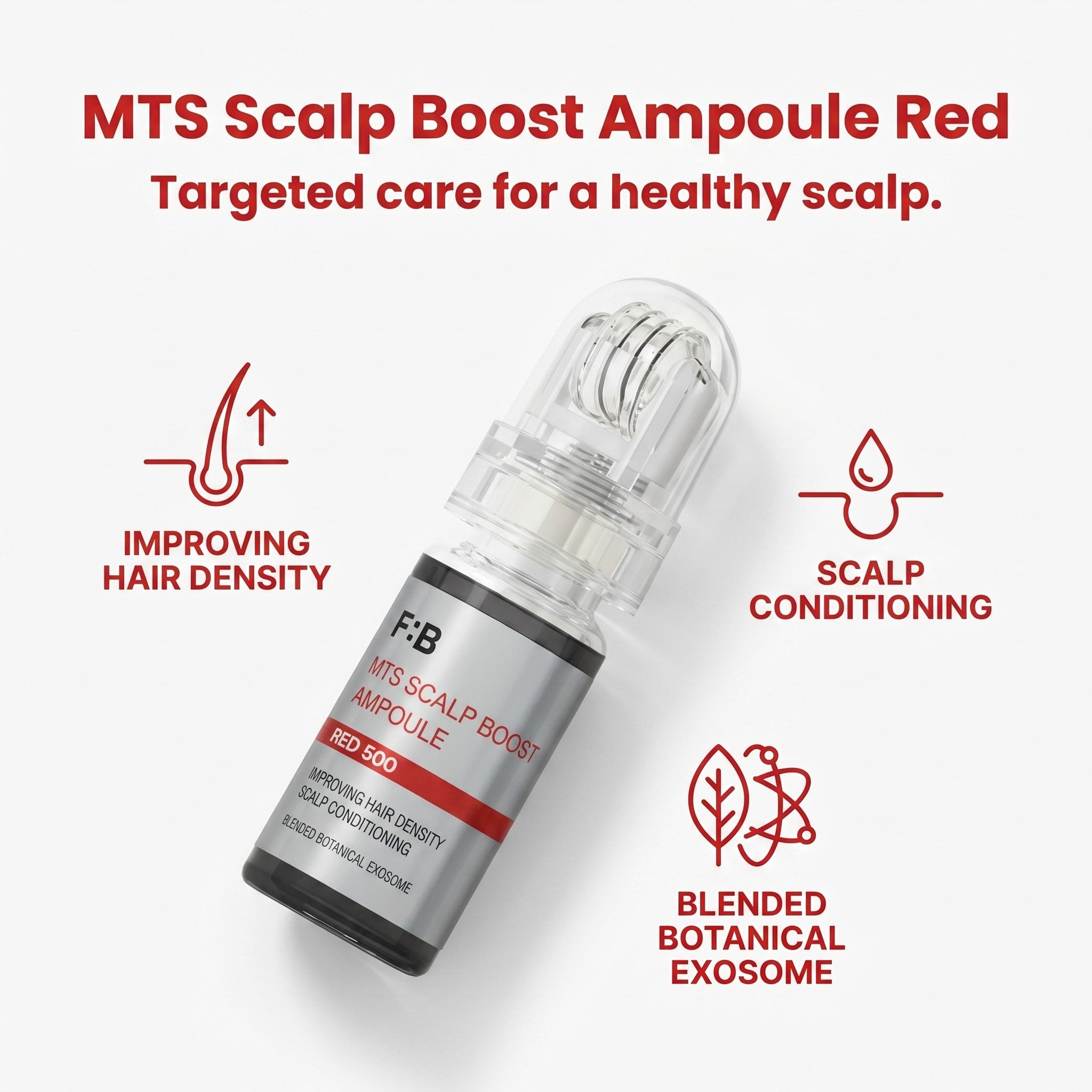 MTS SCALP BOOST AMPOULE RED 500