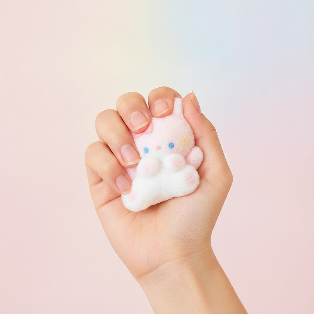 Silicone Cream Squishy Slow Rising Stress Relief Toy - Type 1 - squeeze in hand