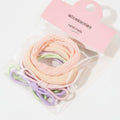 Pastel Hair Clips Set With Ribbon Bows – hair accessories (view 1)