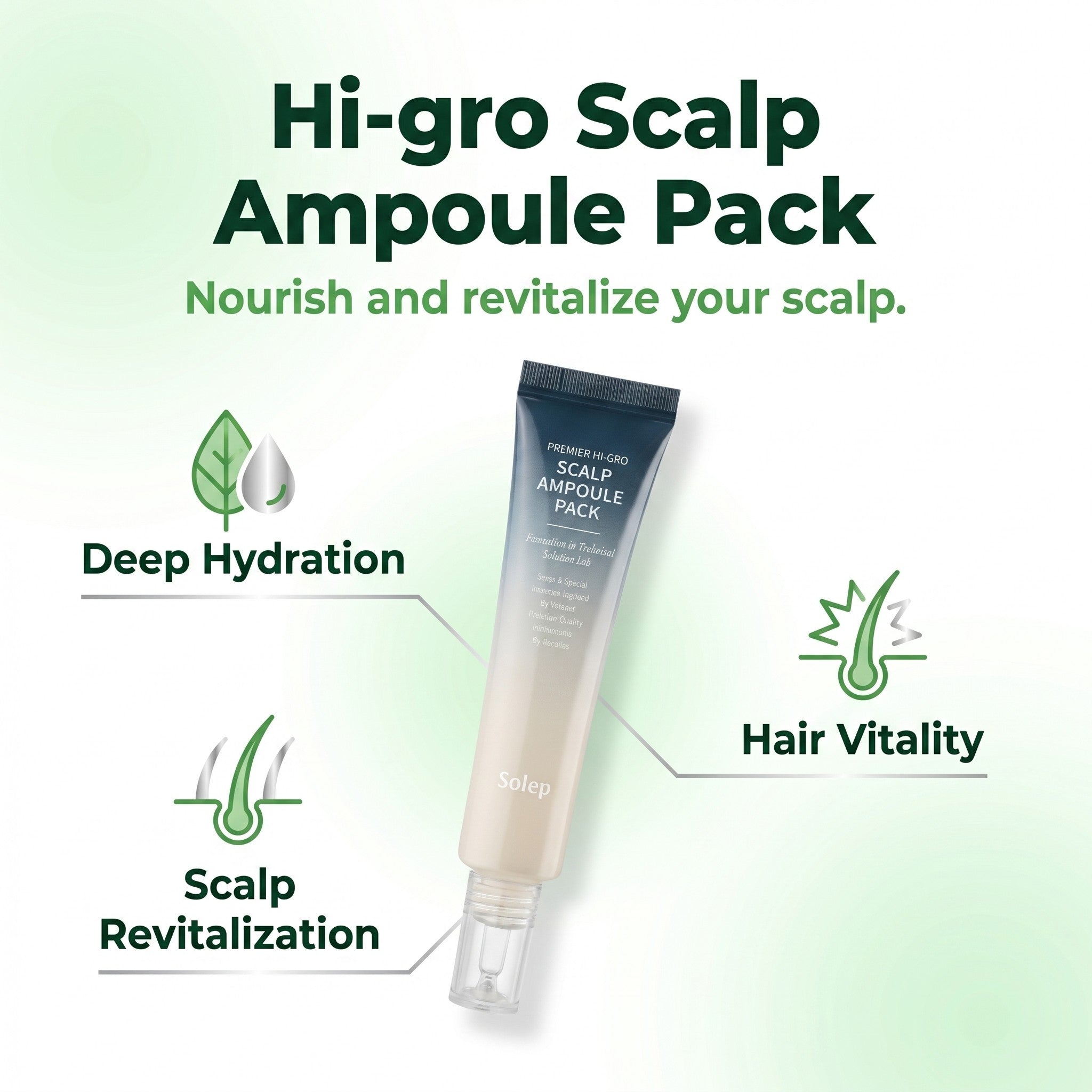 Premier Hi-gro Scalp Ampoule Pack 40ml