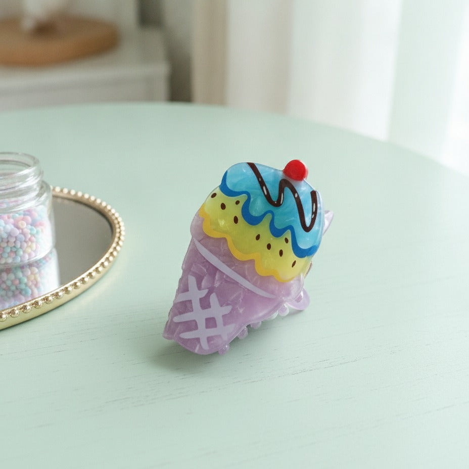 Gelato Drip Hair Claw - Rainbow Gelato