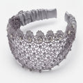 Lace Padded Headband - Gray