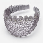 Lace Padded Headband - Gray