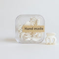 Cream Handmade Pearl Hair Clips Set – hair accessories (view 1)