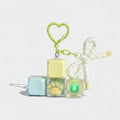 Charm Mini Perfume Bottle Keychain - Green
