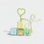 Charm Mini Perfume Bottle Keychain - Green