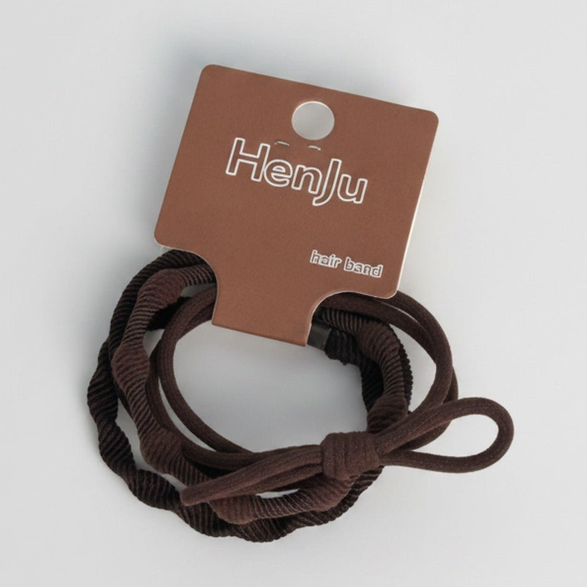Braided Brown Hair Tie Set – hair accessories (view 1)