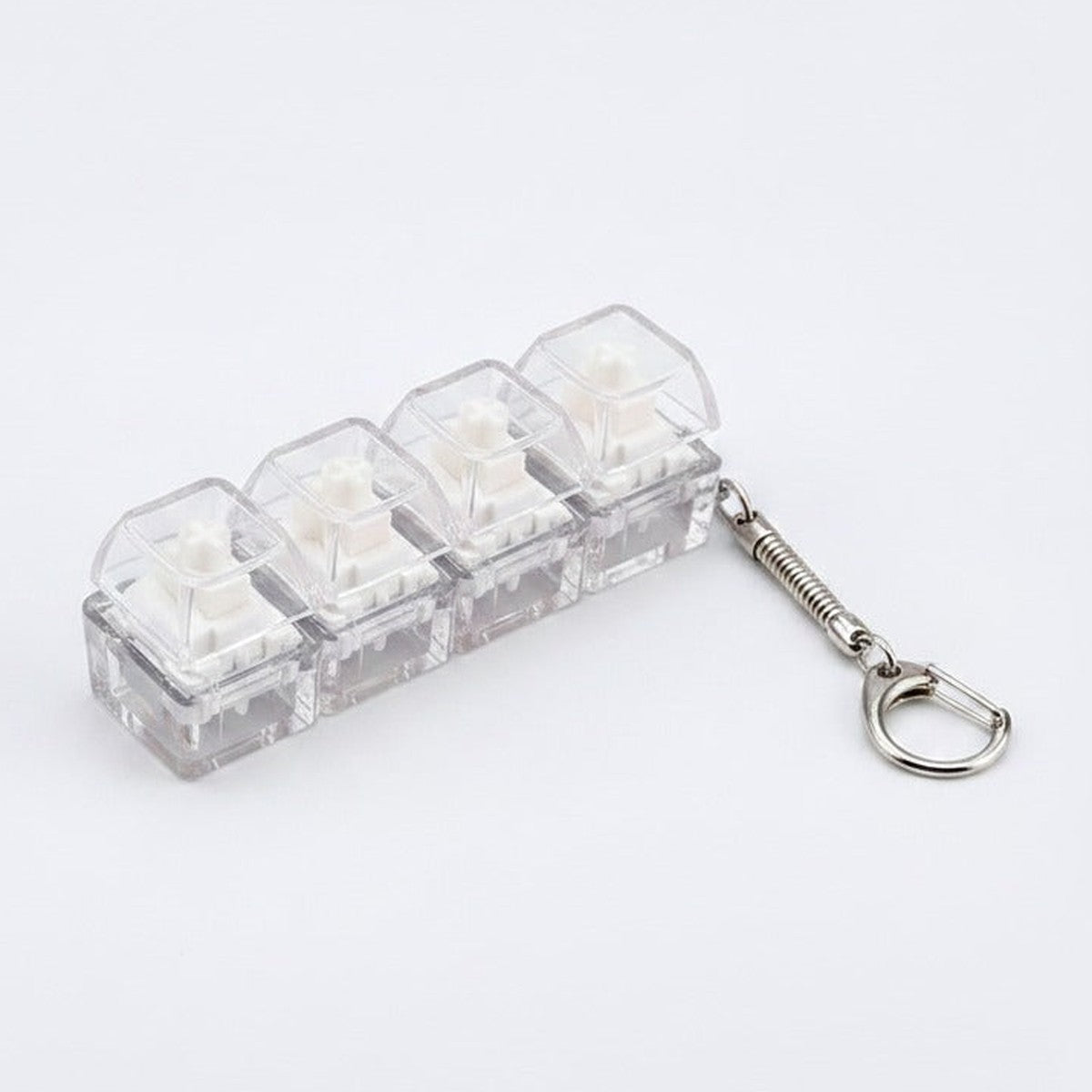 Mini Mechanical Keyboard Keychain - White Switch