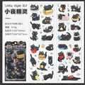 Black Cat Sticker Sheet Set - Moonlight Spirits