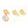 Daisy Charm Hair Clip Set - Gold – hair accessories