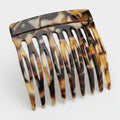 Tortoiseshell Claw Hair Clip - Black Gold
