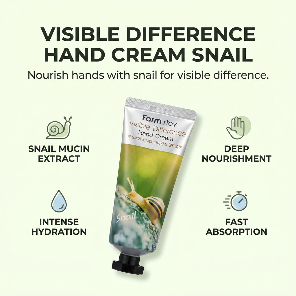 VISIBLE DIFFERENCE HAND CREAM SNAIL