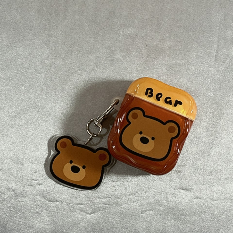 Bear Honey Pot AirPods Case - Brown (for AirPods Pro 2)