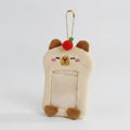 Cute Critter Phone Pouch Charm - Cream Capybara