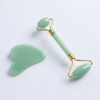 Jade Gua Sha Roller Anti-Aging Facial Massage Set – Korean beauty tool (view 1)