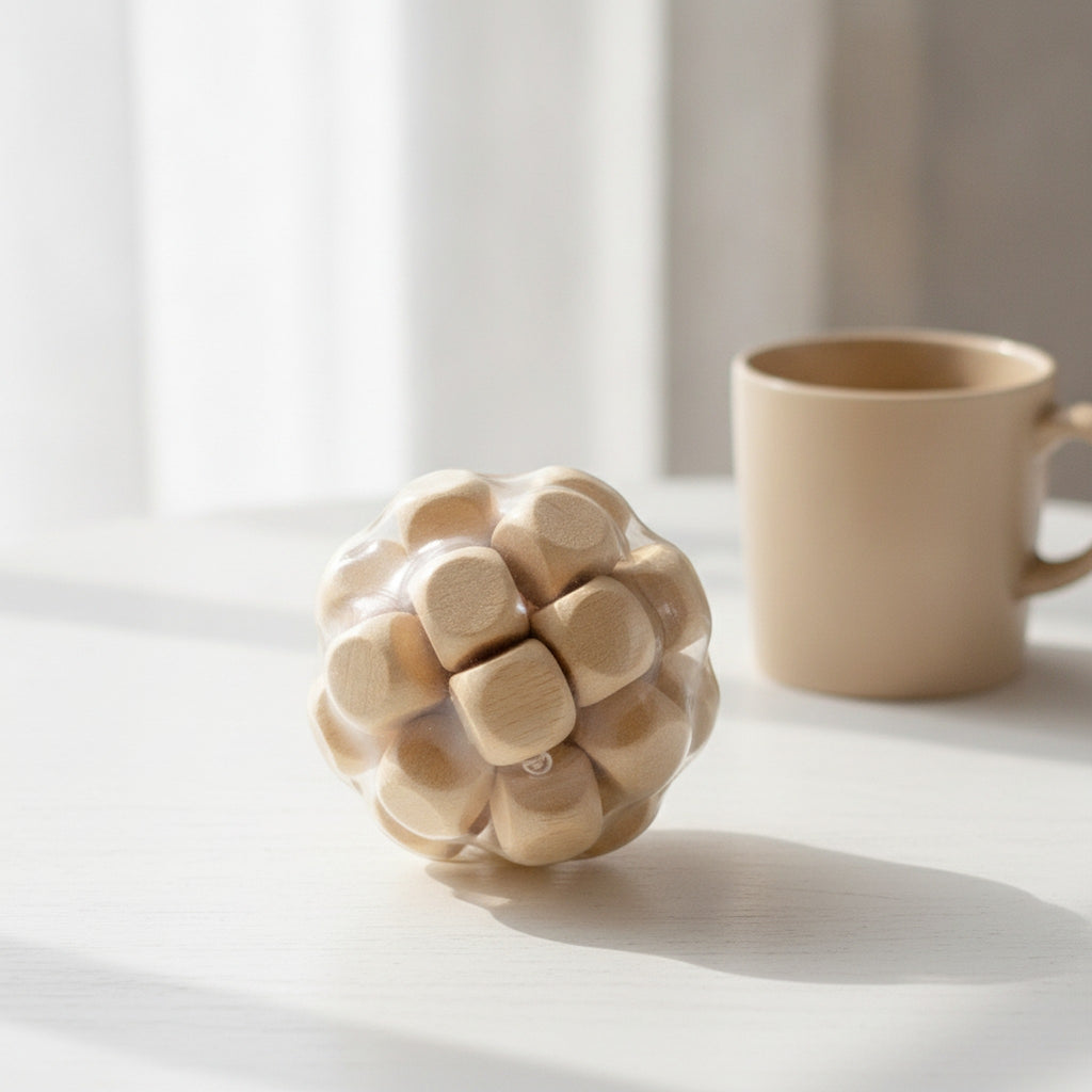 Chunky Bubble Pop Fidget Toy - Natural
