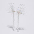 Beaded Butterfly Hair Claw - Crystal Tassel