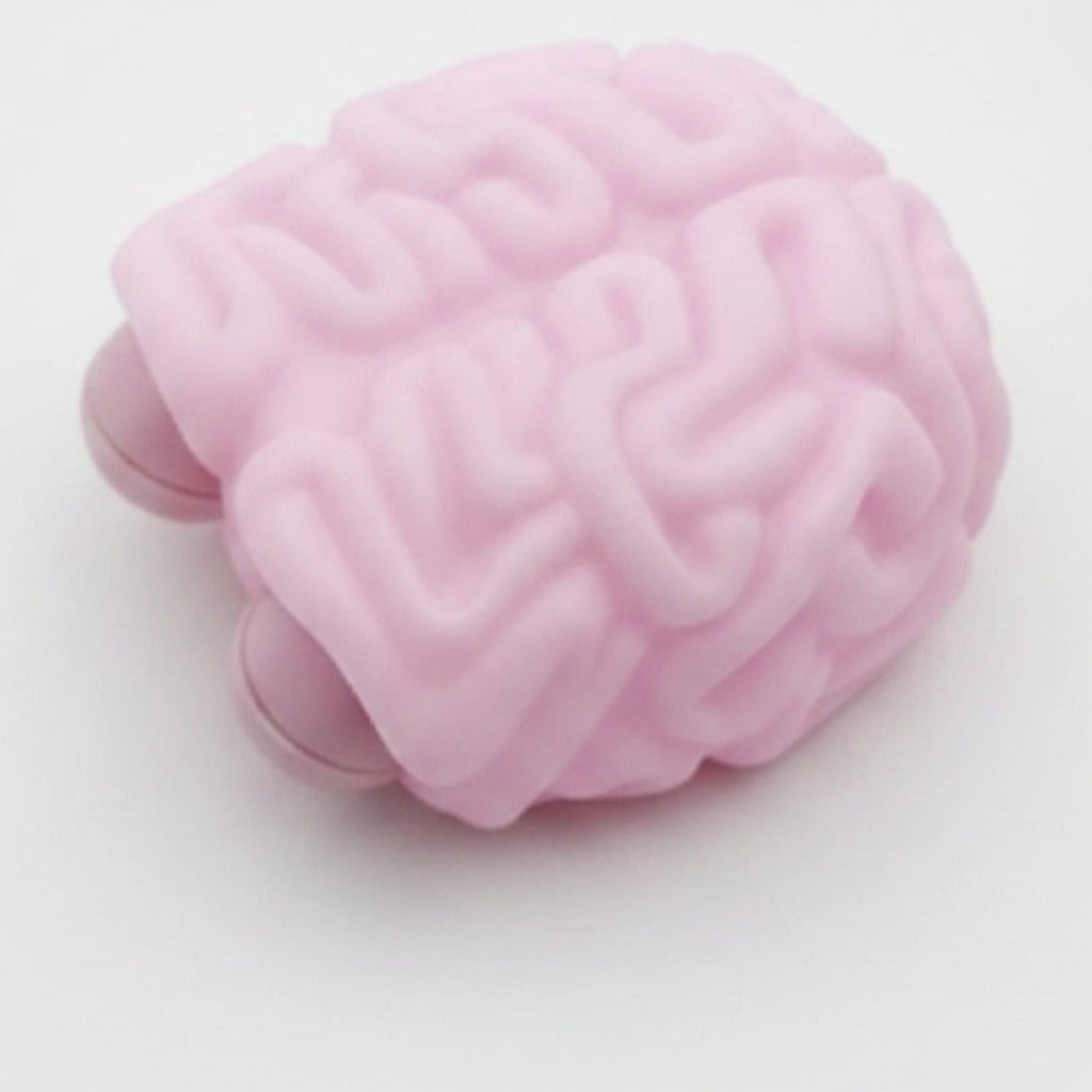 Pink Brain Squishy Toy – novelty & toys (view 1)