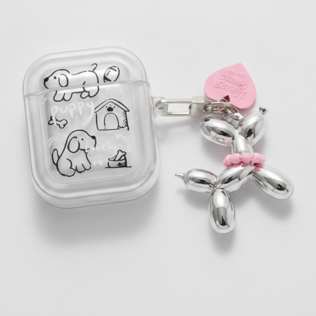 Balloon Pup Earbud Case Charm - Single Pup (for AirPods 3)