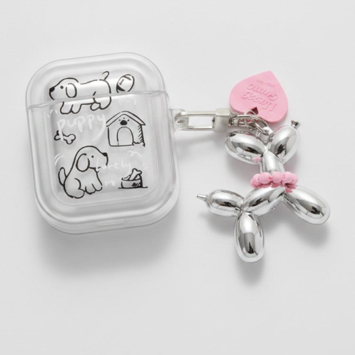 Balloon Pup Earbud Case Charm - Single Pup (for AirPods 3)