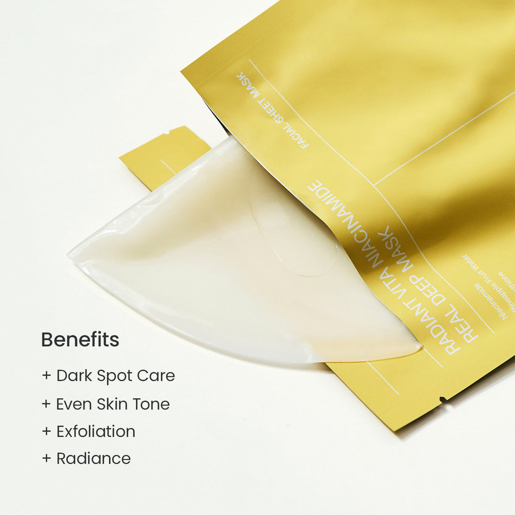 Radiant Vita Niacinamide Real Deep Mask 1Box (34g*4ea)
