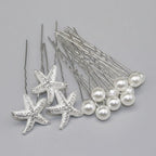 Starfish Pearl Hair Clip Set - Starfish & Pearl
