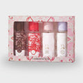 Parfum Spray Set Four-Piece Pink Floral Gift Box – Korean beauty tool (view 1)