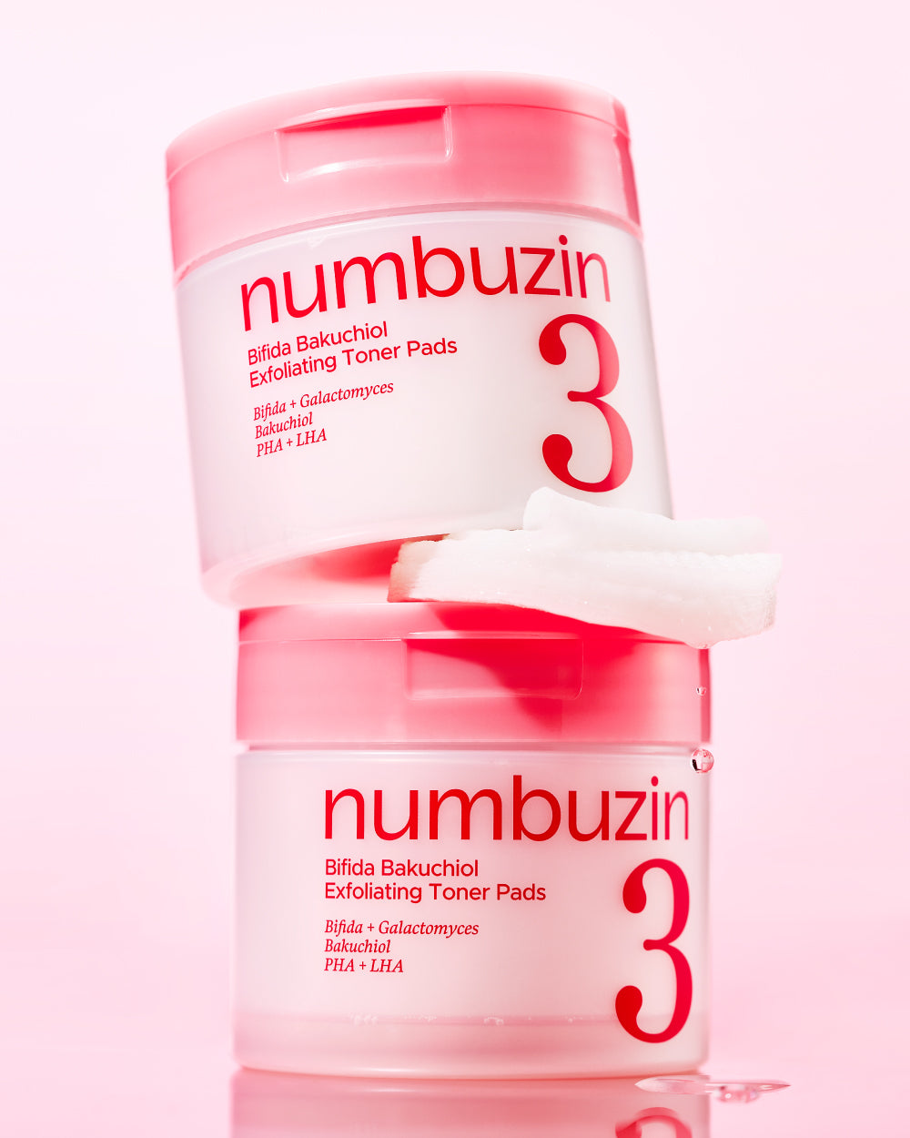 No.3 Bifida Bakuchiol Exfoliating Toner Pads (70ea)