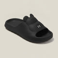 Black Cute Bear Ears Soft Pillow Slides – apparel accessories (view 1)