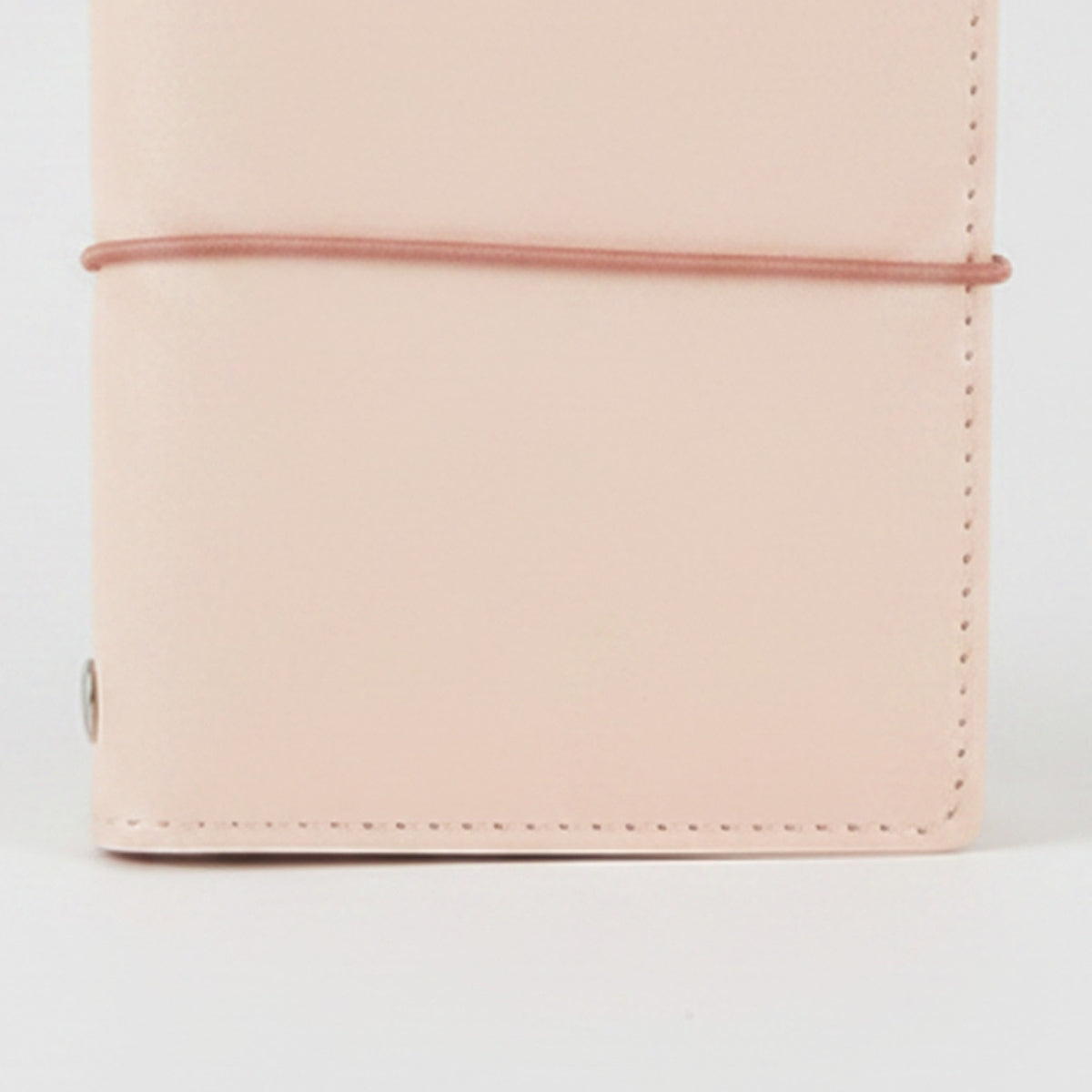 Blush Pink Elastic Band Hardcover Notebook – stationery (view 1)