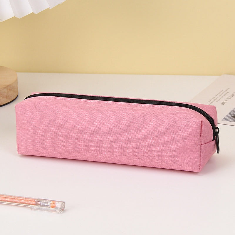 Simple and portable pencil case for elementary school students - Pink