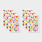 Colorful Star Sticker Sheets Pack – stationery (view 1)