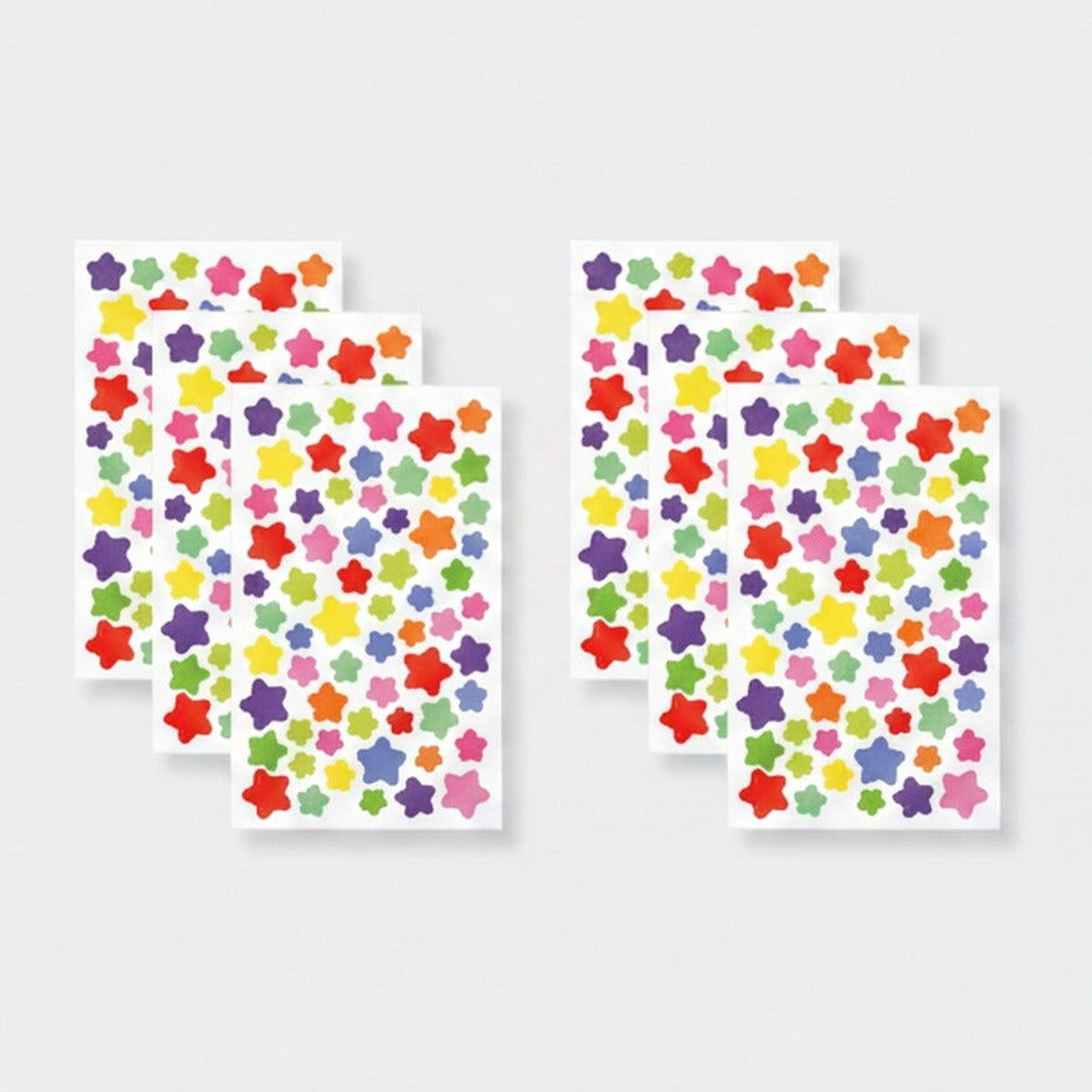 Colorful Star Sticker Sheets Pack – stationery (view 1)