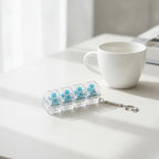 Mini Mechanical Keyboard Keychain - Blue Switch