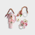 Stanley Tumbler Charm Accessory Set Pink Bow Set