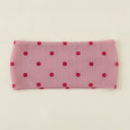 Velvet Hair Clip - Magenta Polka Dot – hair accessories (view 1)