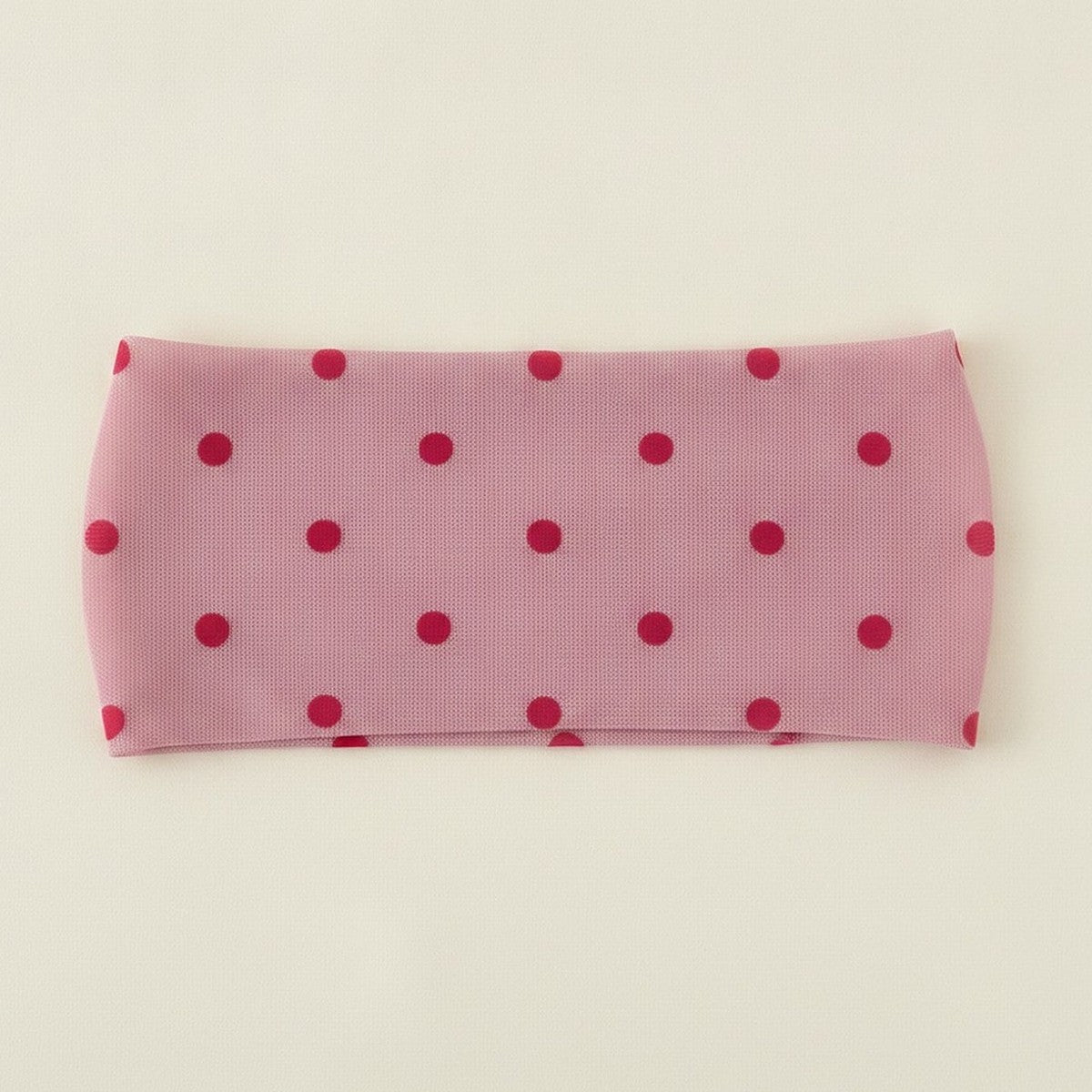 Velvet Hair Clip - Magenta Polka Dot – hair accessories (view 1)