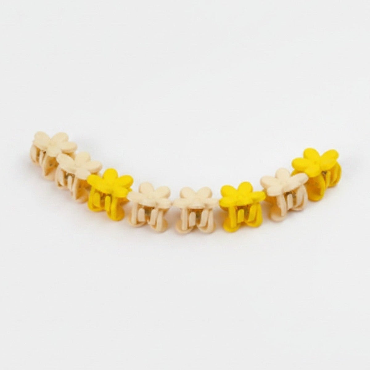 Flower Hair Clips Set - Yellow Flowers – hair accessories (view 1)