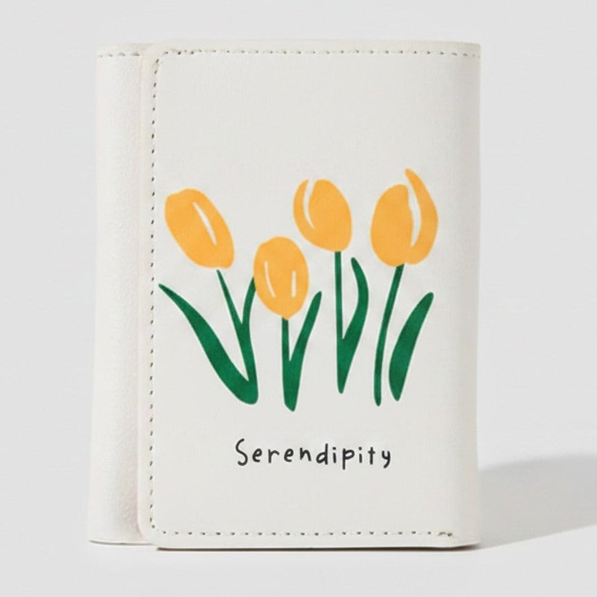 Yellow Tulip Flower Trifold Wallet – bags & wallets (view 1)