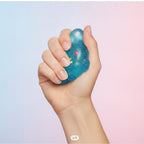 Bunny Squishy Buddy - Sunny Yellow - squeeze in hand